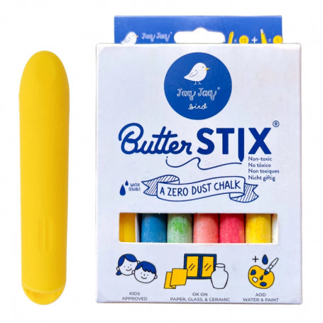 Butterstix + houder, 12 kleuren