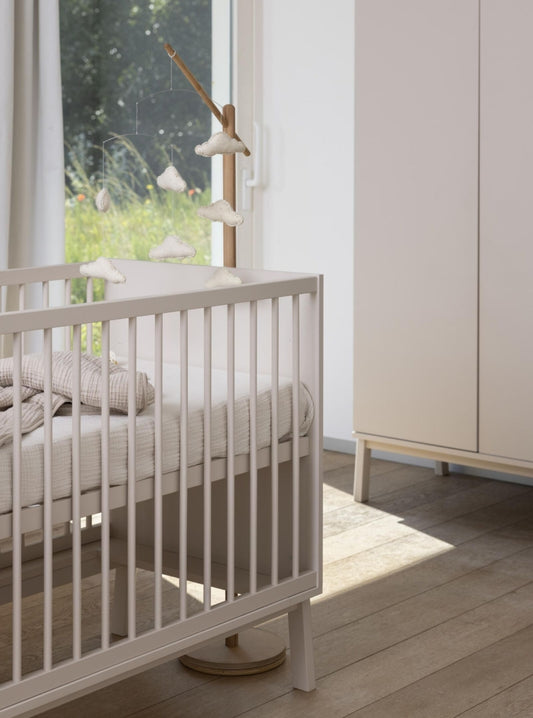 ASHI BED 120*60 CM - CLAY