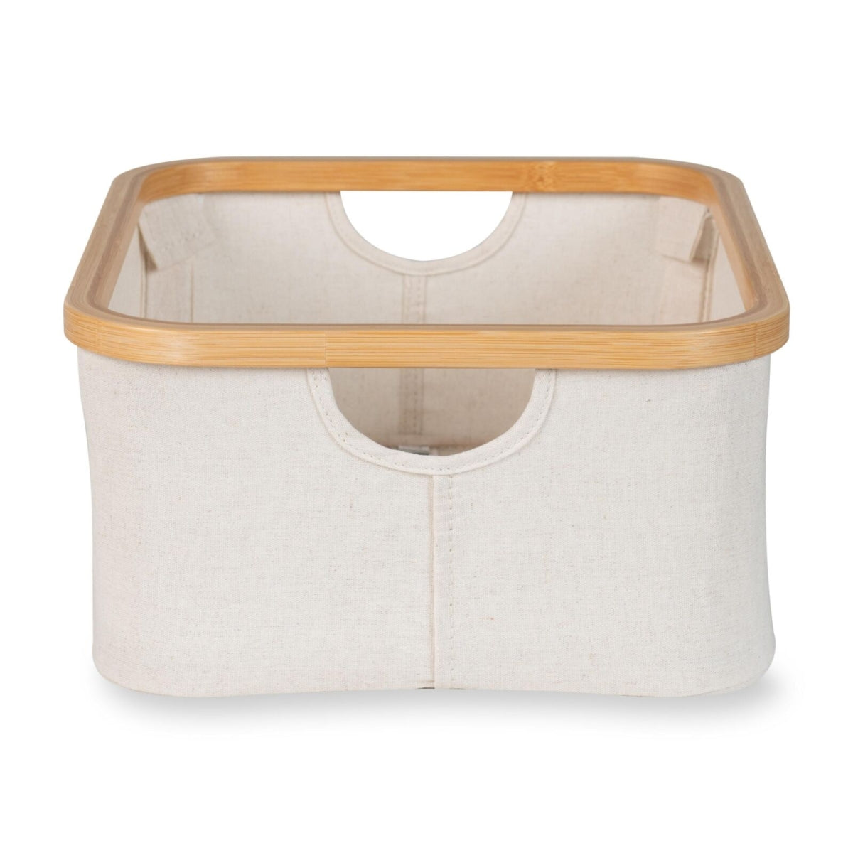 Opbergmand Badmeubel - 38 x 30 cm - Beige-Naturel