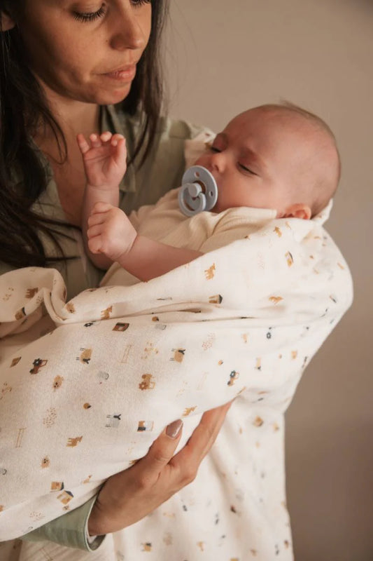 Swaddle M 3 pack 70x70cm - THE FARM