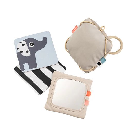 Baby contrast card holder - Sand