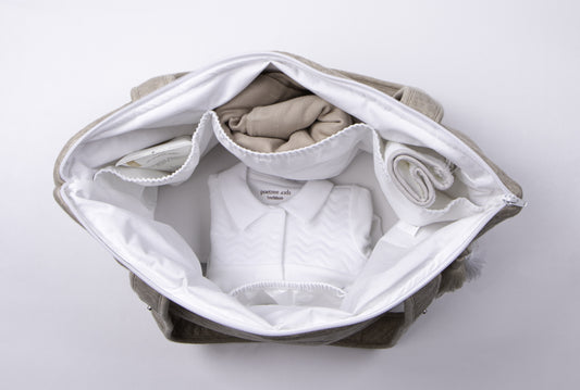 Verzorgingstas - Chevron Light Camel