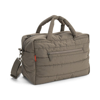Quilted changing bag Taupe