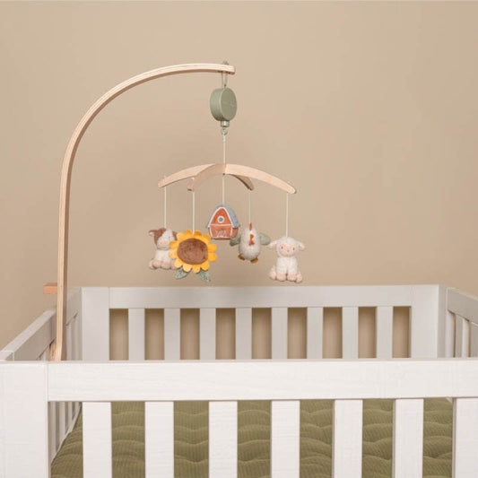 Houten Muziekmobiel Little Farm