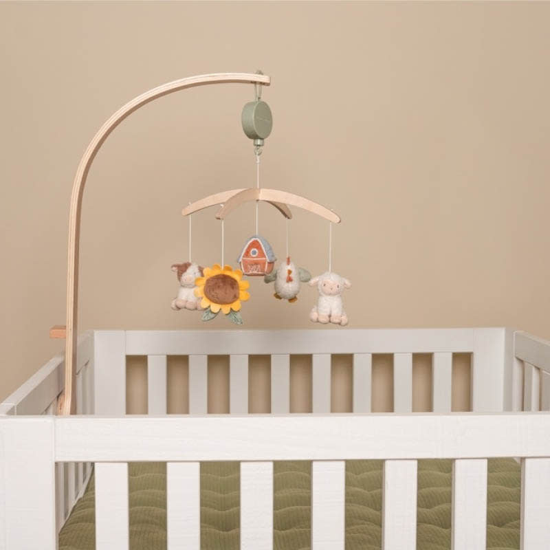 Houten Muziekmobiel Little Farm