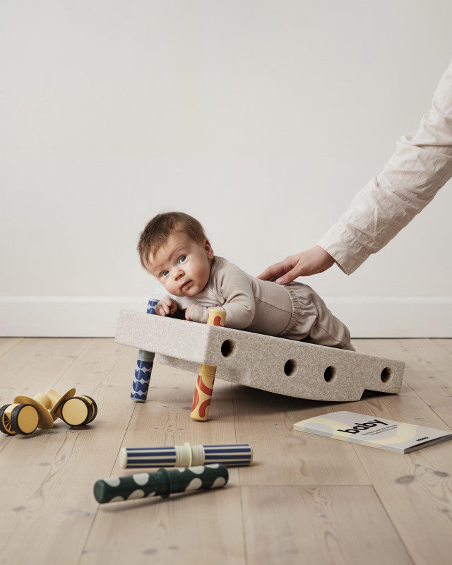Activity Toy - BabySet Sand Grey/Honey Yellow