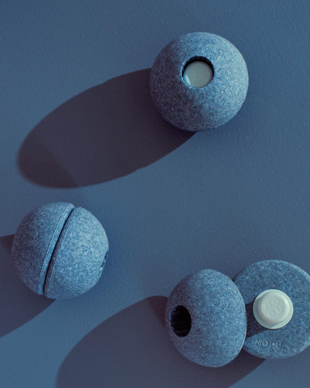 3 x Foam Balls Deep Blue / Sky Blue