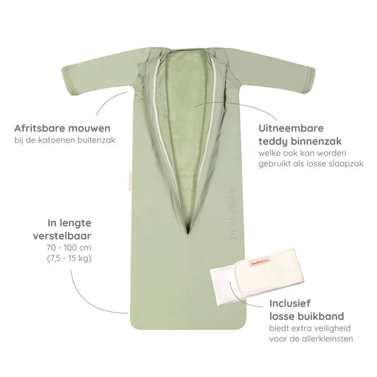 The Bag 4 Seasons - 6 M/2.5 Y | 100 CM - Olive