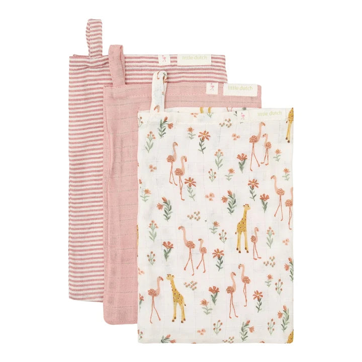 Washandjes set - Blooming Safari