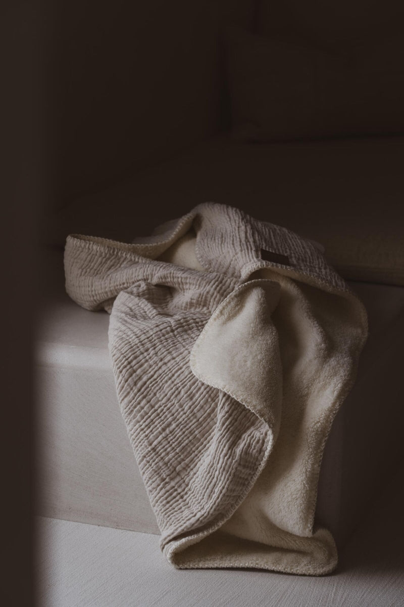 NAT - NEW BORN BLANKET - CLAY