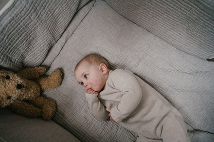 Boxkleed Rivoli warm white/stone