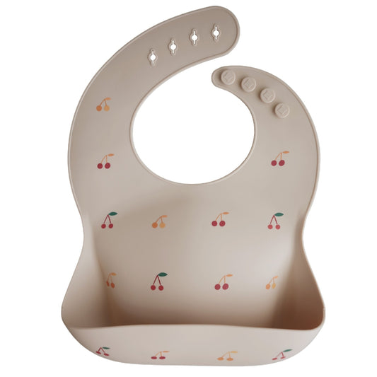 Silicone Bib - Cherries