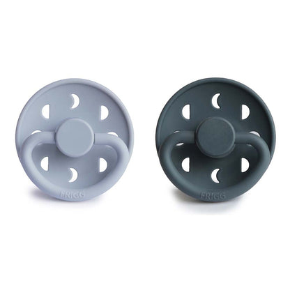 Moon - Silicone - Powder Blue/Slate T1 (2-pack) 0 - 6m