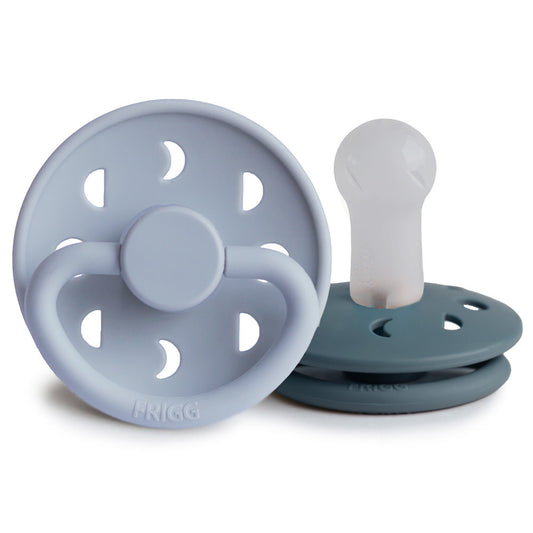 Moon - Silicone - Powder Blue/Slate T2 (2-pack) 6+m