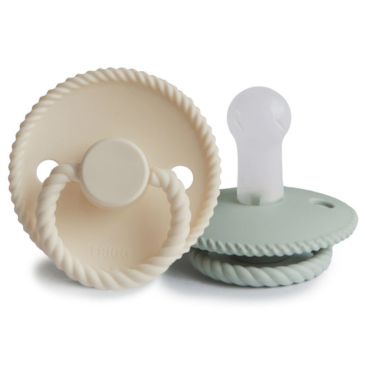Rope - Silicone - Cream/Sage T2 (2-pack) 6+m