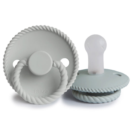 Rope - Silicone - Fr. Gray/Silver Gray T2 (2-pack) 6+m