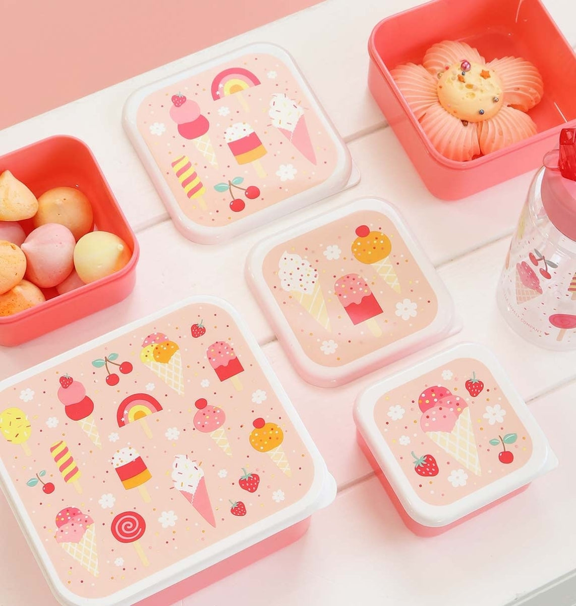 Lunch & snack box set: Ijsjes