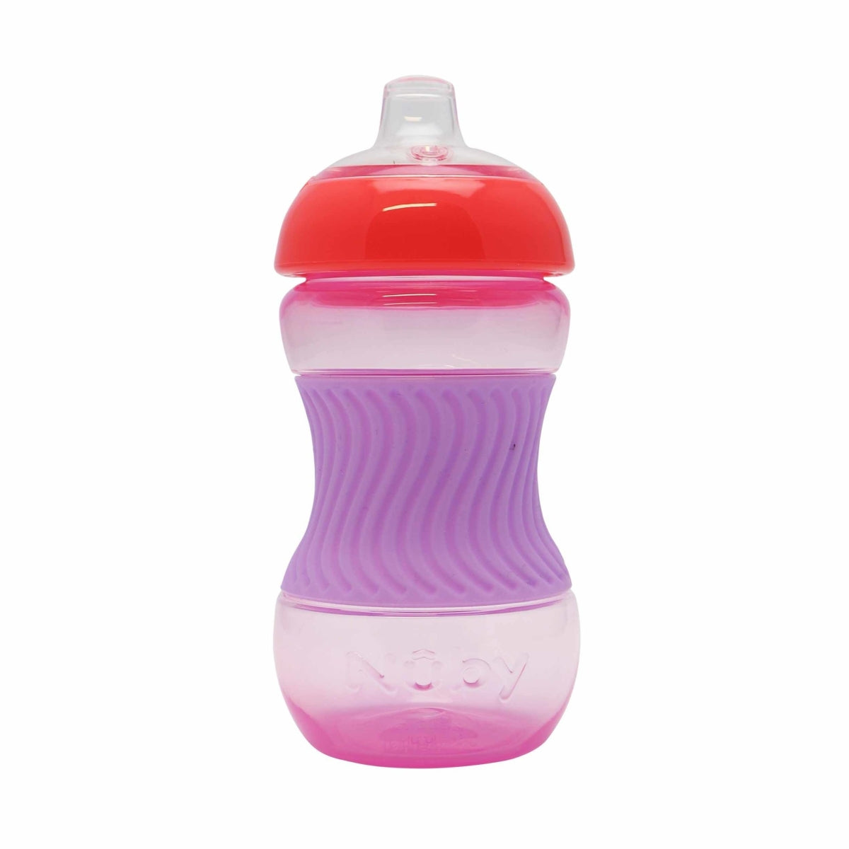 Mini easy grip drinkbeker met siliconen huls - 180ml - 4m+  - Roze