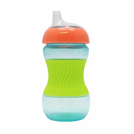 Mini easy grip drinkbeker met siliconen huls - 180ml - 4m+ - Groen