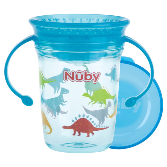 360° Wonder cup met handvatten in Tritan™ - 240ml - 6m+ - Blauw