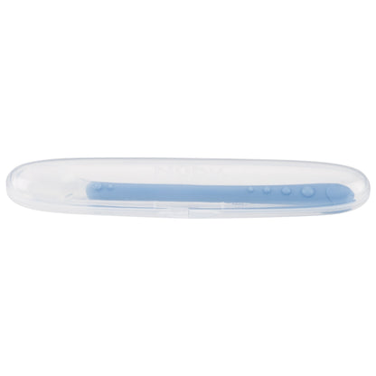 Zachte lepel uit silicone - 6m+ - Blauw