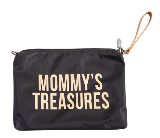 Mommy's Treasures Clutch - Zwart Goud