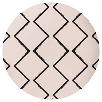 Round Splash Mat Beni - Ecru
