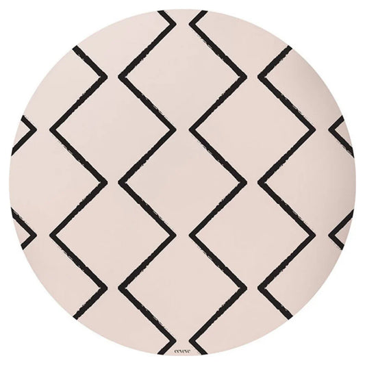 Round Splash Mat Beni - Ecru