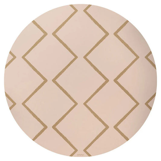 Round Splash Mat Beni - Autumn Gold