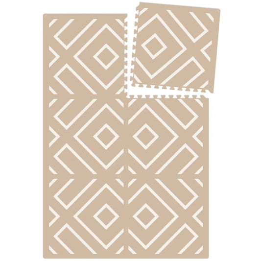 Puzzle Mat Modern Blocks - Desert Sand