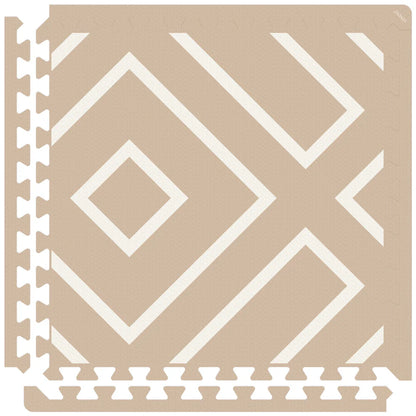 Puzzle Mat Modern Blocks - Desert Sand