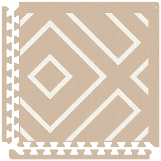 Puzzle Mat Modern Blocks - Desert Sand