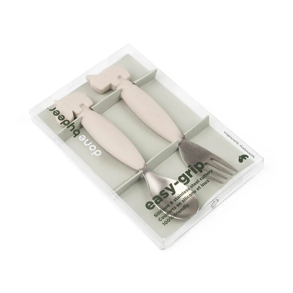 Lepel en Vork Deer friends - Sand