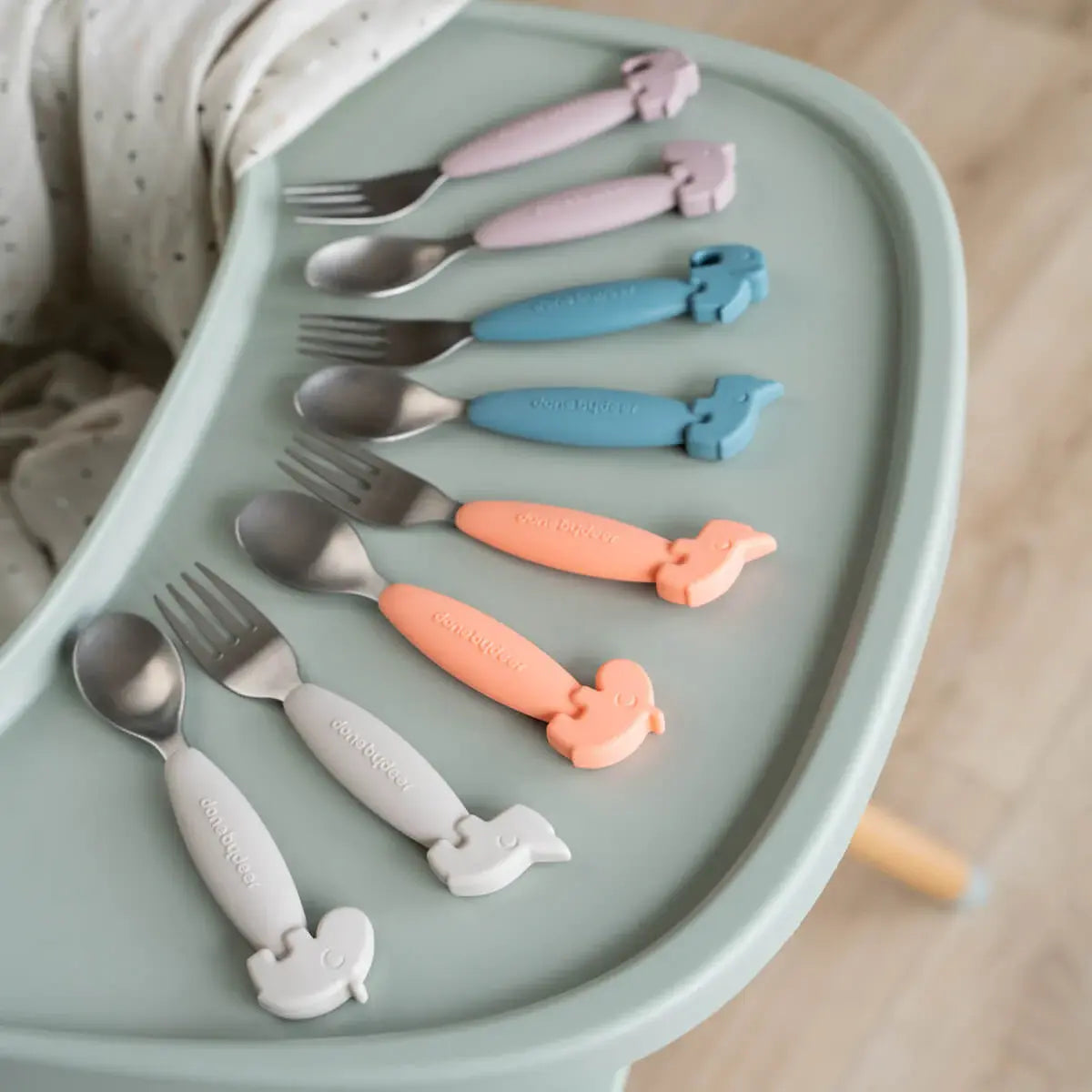 Lepel en Vork Deer friends - Sand