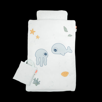 Bedlinnen junior Jelly & Wally - Blue