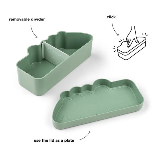 Lunch box Croco - Green