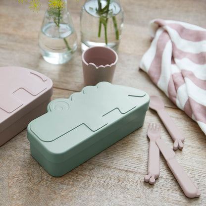 Lunch box Croco - Green