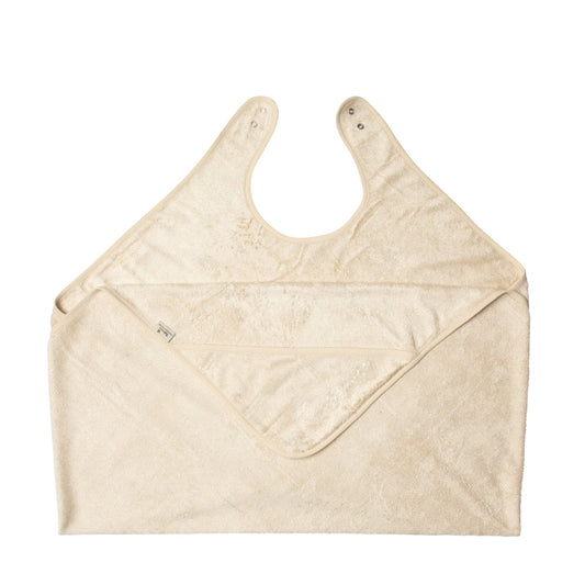 Ouder/Kind Badcape - Frosted Almond