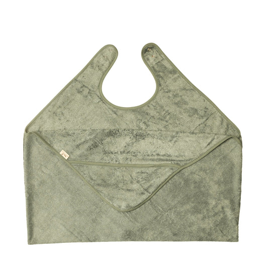 Ouder/Kind Badcape - Whisper Green