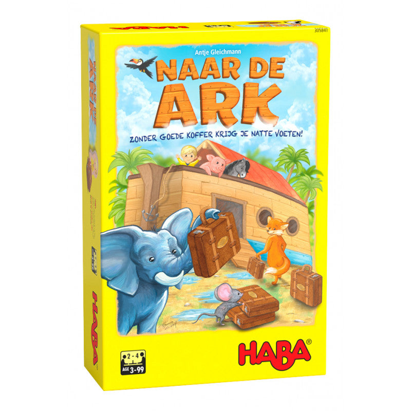 Naar de ark - Zonder goede koffer krijg je natte voeten!