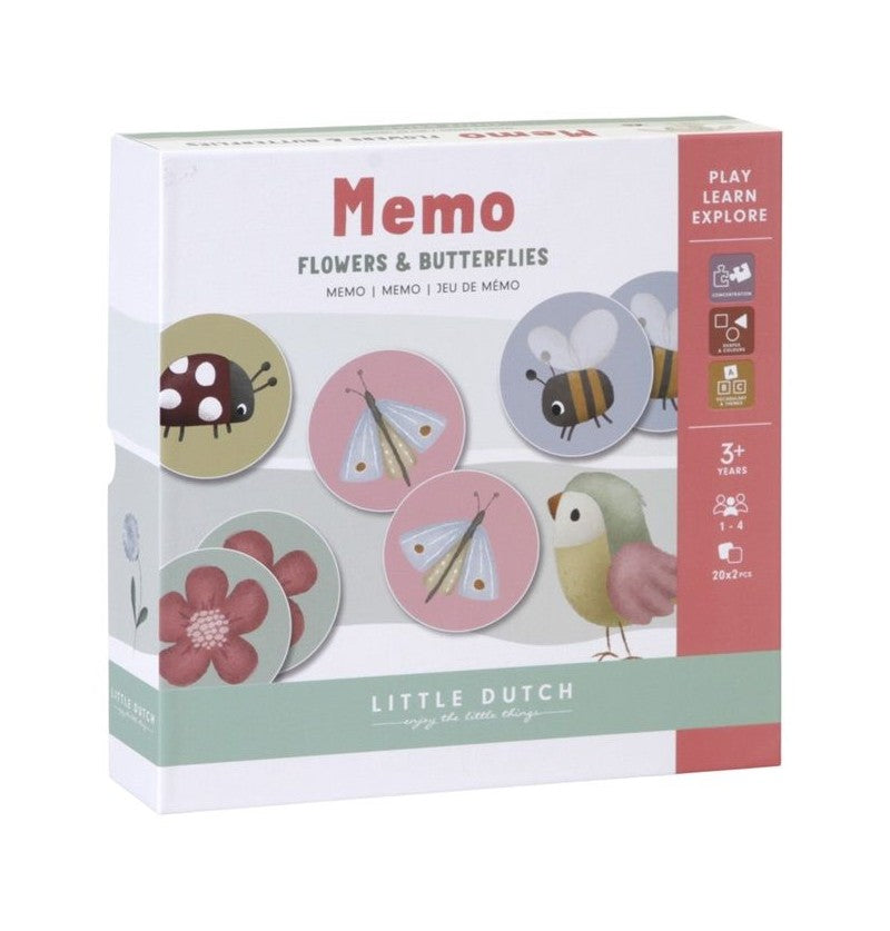 Memo Flower & Butterflies