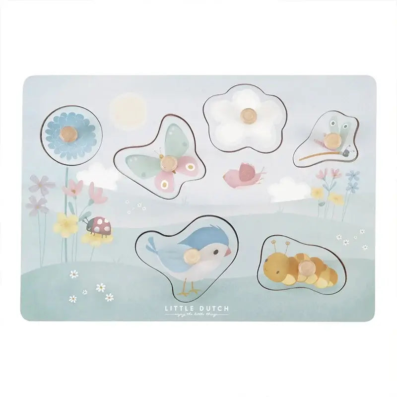 Voelpuzzels Flowers & Butterflies
