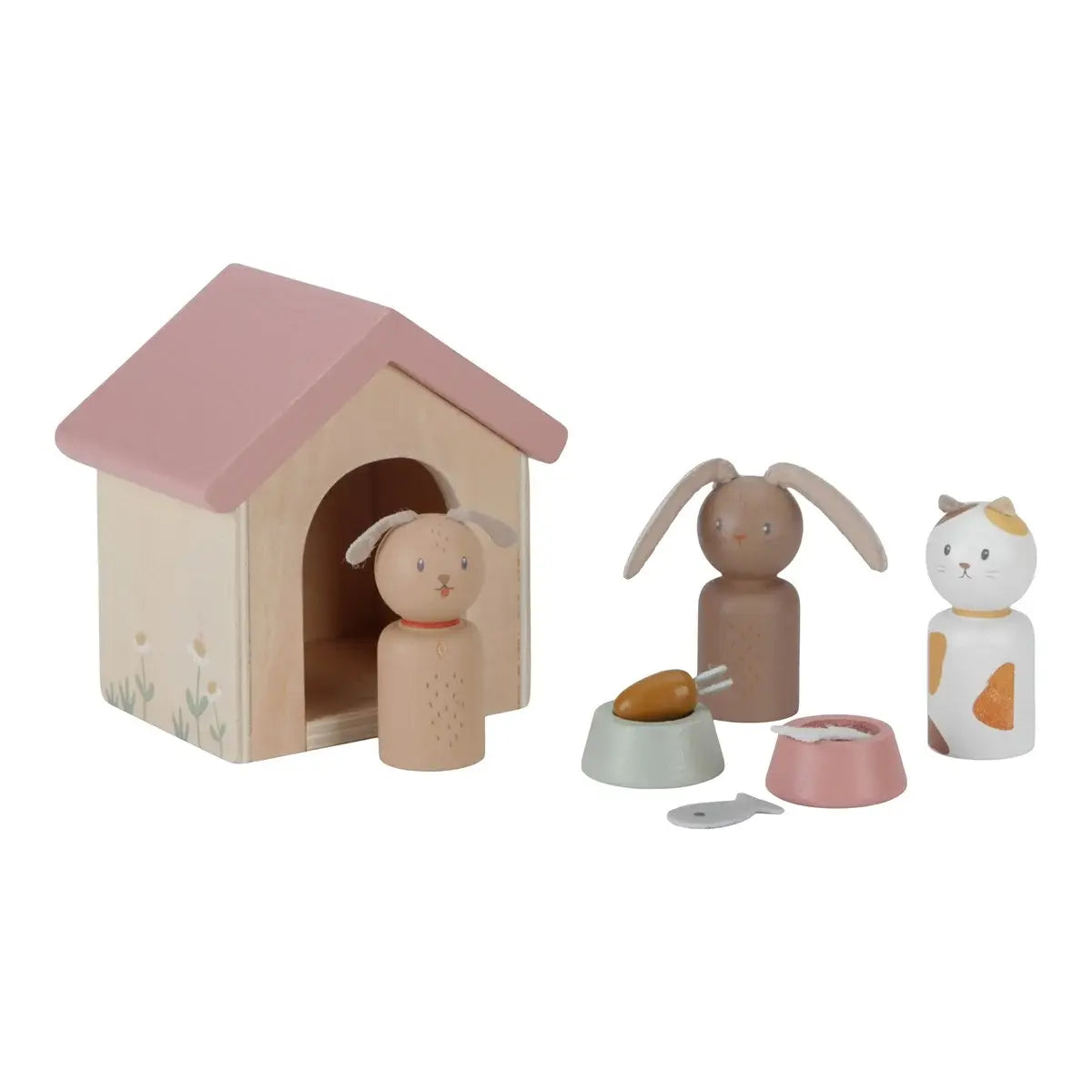 Aanvulset Poppenhuis huisdieren