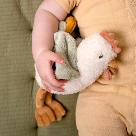 Knuffel kip 17cm Little Farm