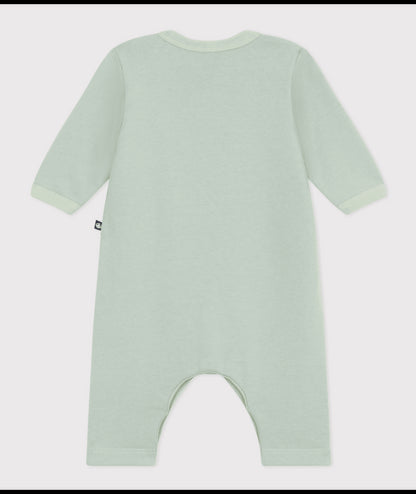 Onesie Green 3 hearts