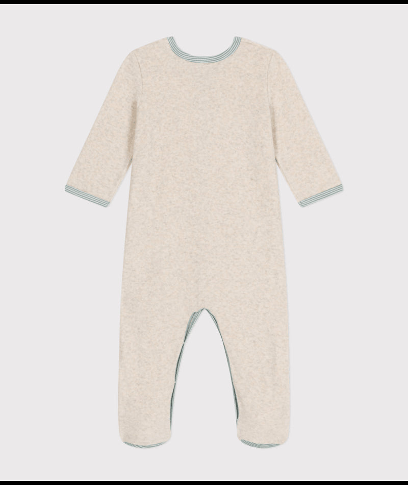 Pyjama Beige Velours Amour