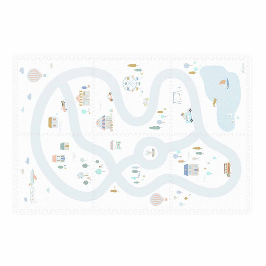 Puzzle Mat - Village/Terrazzo