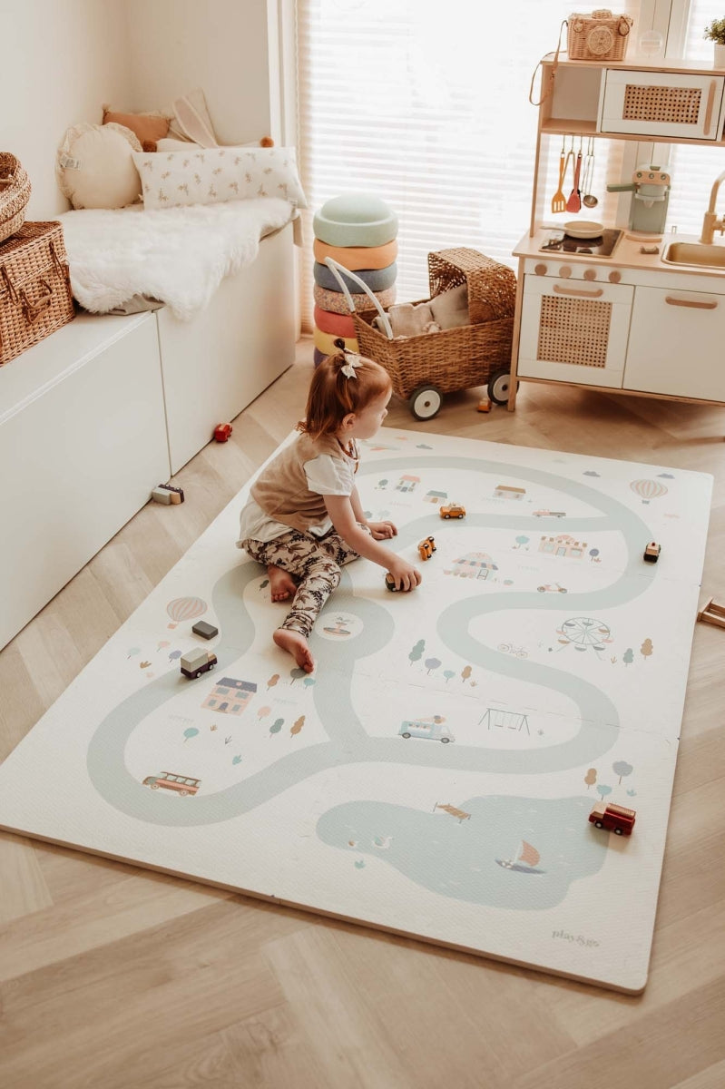Puzzle Mat - Village/Terrazzo