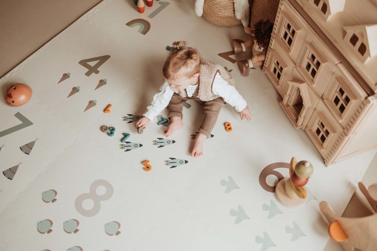 Puzzle Mat - Numbers/Dots