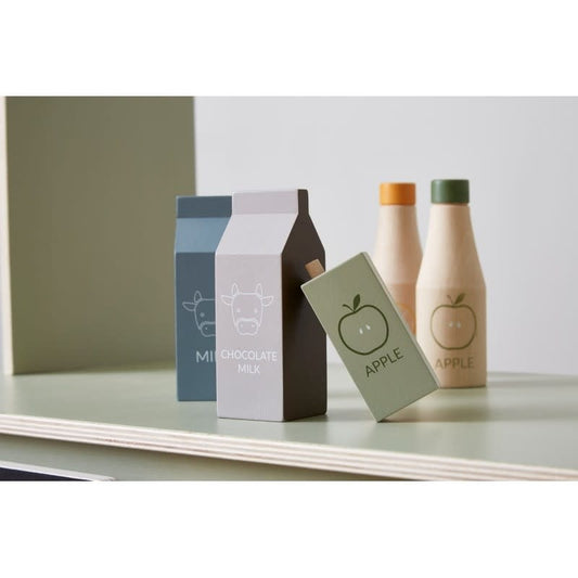 Levensmiddelen in houten box